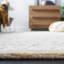 Tapis géométrique en laine et en coton touffeté à la main Pezanetti-368534922