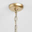 Amanda White Beaded Chandelier