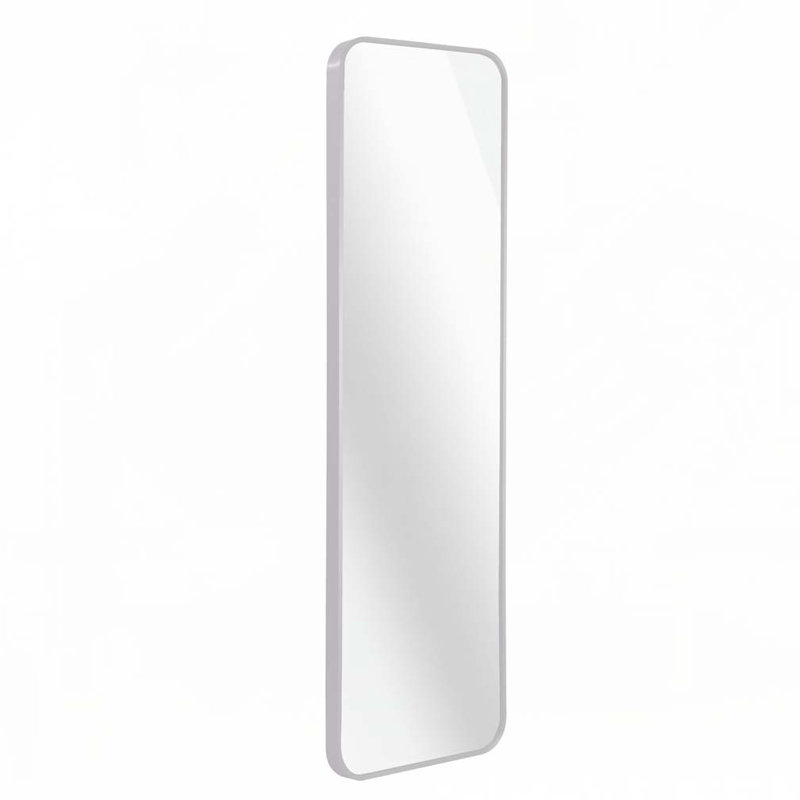 Miroir, Argent argent, 14 po x 47 po, Rectangulaire