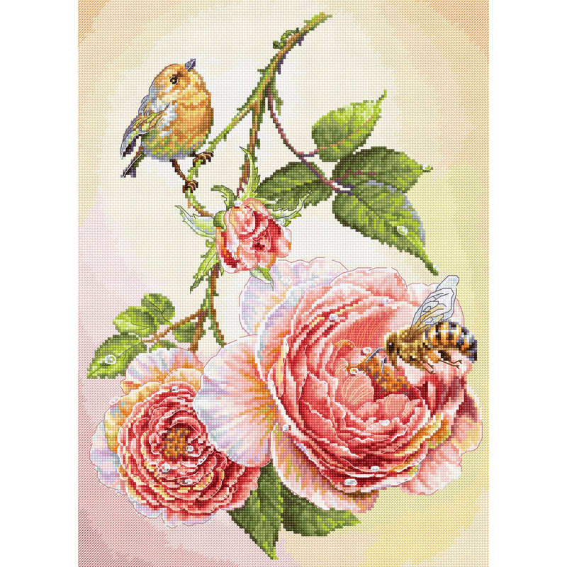 Breakfast Counted Cross-Stitch Kit by Luca-S B7053L