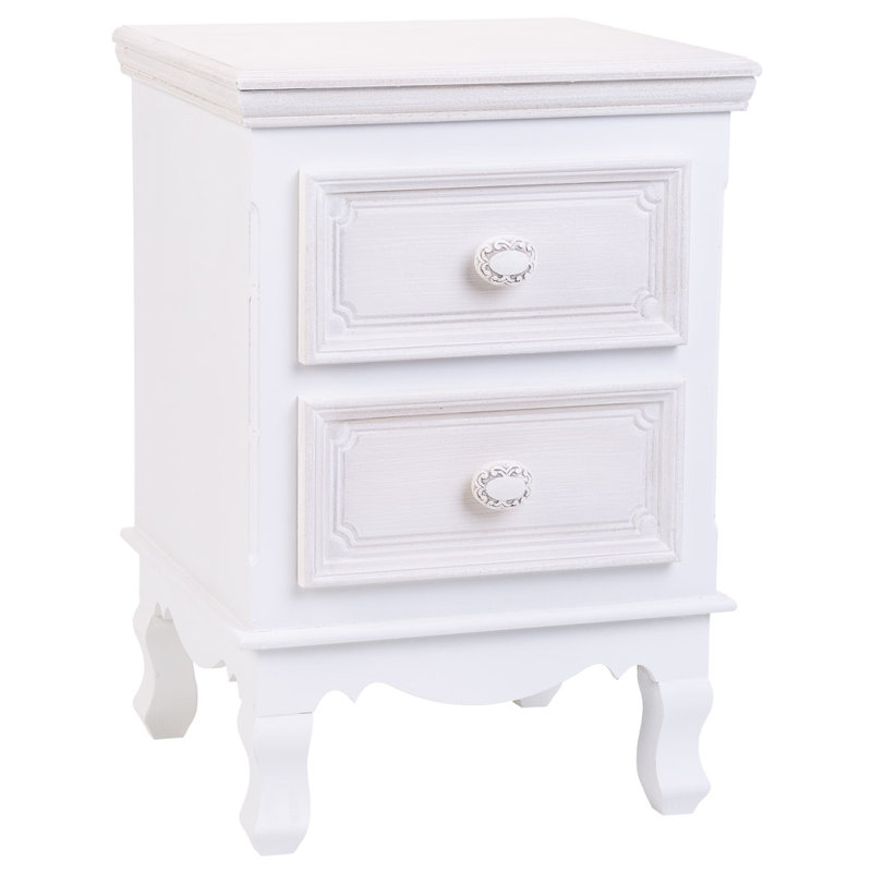 Aahim 37cm W Manufactured Wood Bedside Table