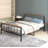 Full Platform Bed Frame (Black)