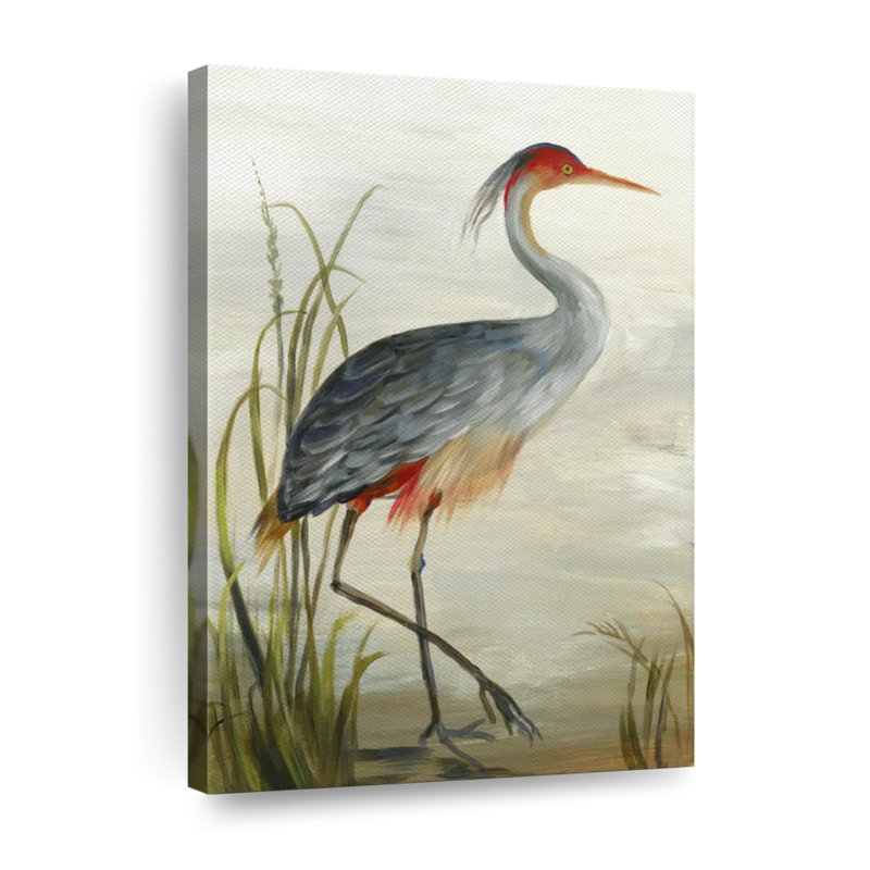 Grey Heron, reproduction sur toile, H 24 po x l 16 po x P 1,25 po