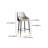 38" H Counter Height Bar Stool, Modern Barrel Counter Stools with Backrest, PU Leather Upholstered Accent Barstools for Kitchen Island-2133204809