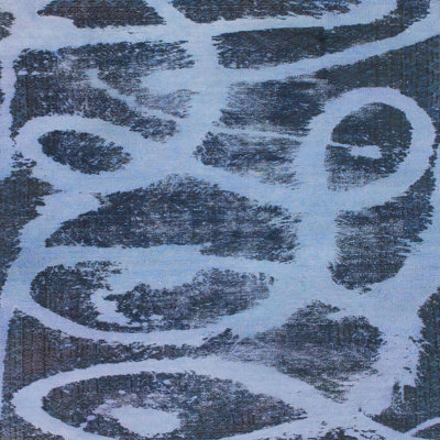 Tapis décoratif multicolore à motif abstrait