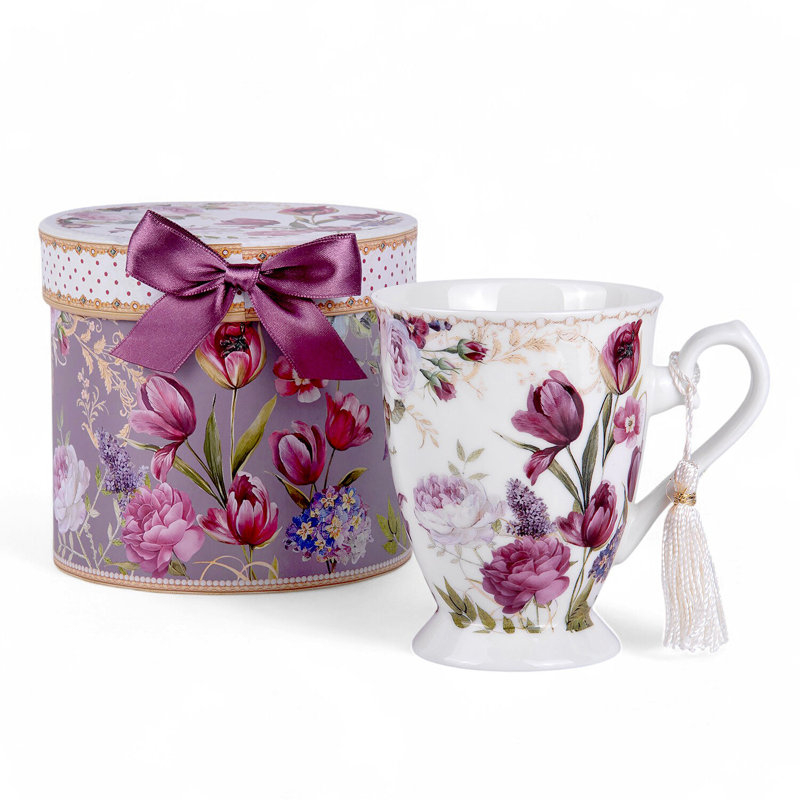 Tulip Tea/Coffee Tall Mug in Gift Box