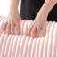Méridiennes intérieures à compression, grande chaise longue moderne en tissu rose