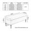 Paris Plain Naples Ottoman Storage Bench, Upholstered End of Bed Bench with Legs, Rectangle Coffee Table with Storage, Window Seat Ottoman Footstool for Bedroom, Hallway, Living Room-117215198-116846678