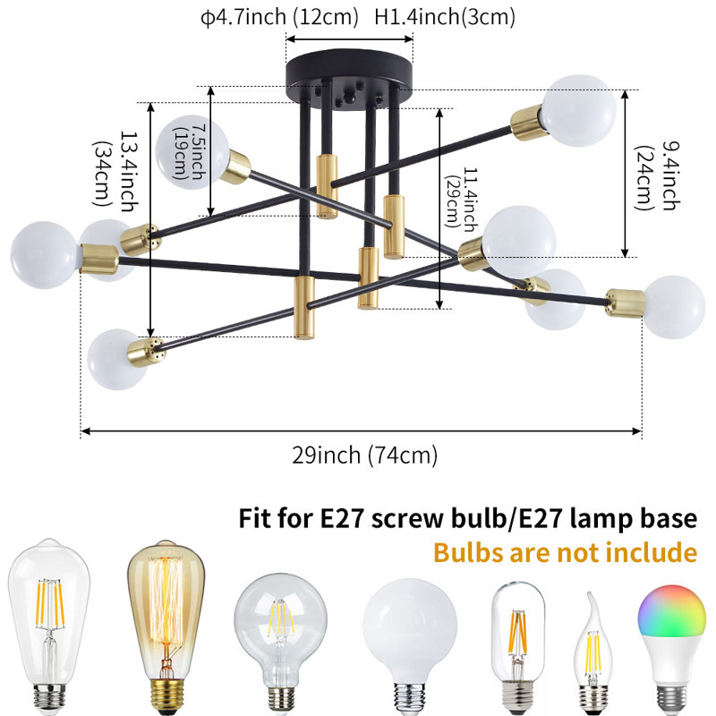 Avon Semi Flush Mount