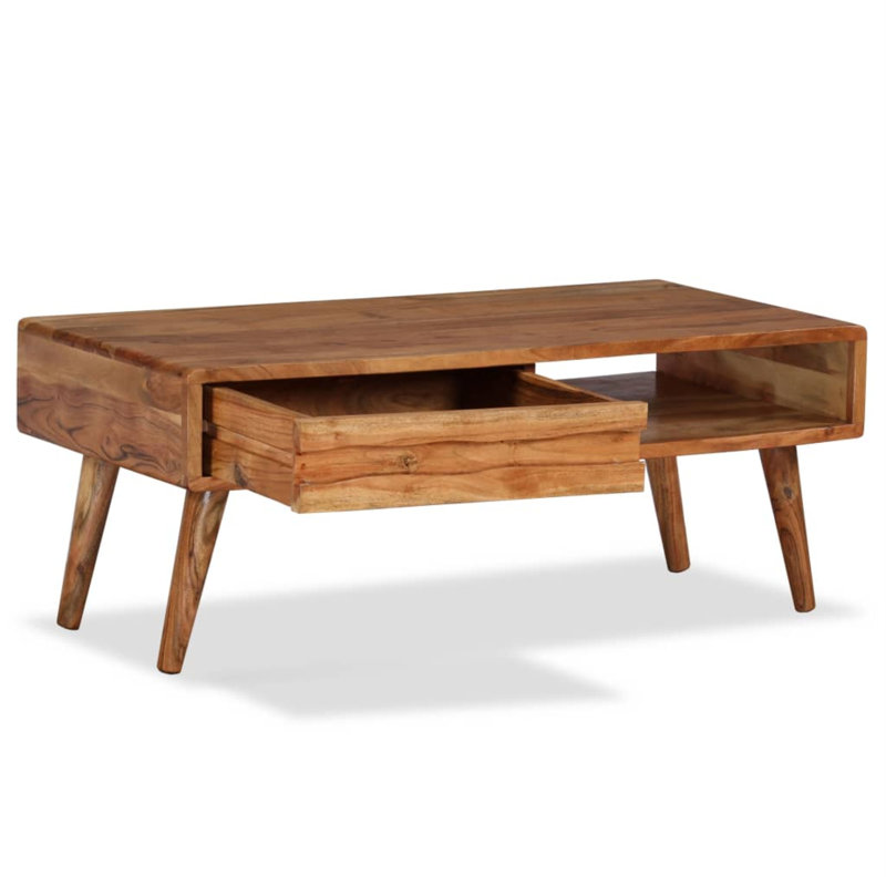 Table basse simple avec rangement Pickel