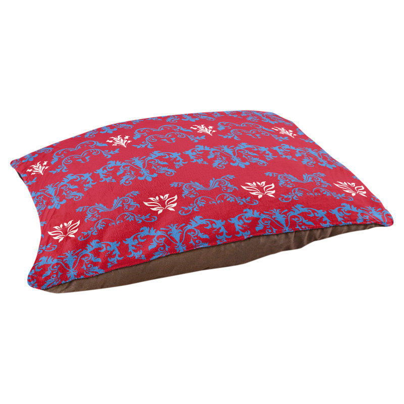 Lit pour chat Houston Houston, Taille petite - L 19,5 po x l 29,5 po, Rouge / bleu / blanc / brun