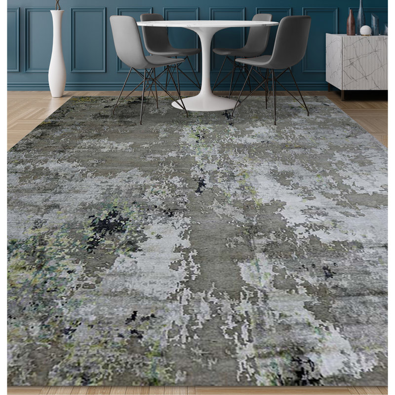 Abstract Area Rug, Rectangle 10' x 14'