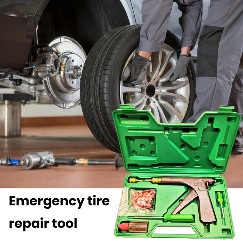 1 ensemble d'outils de réparation de pneu de voiture Professional Portable Universal Universal