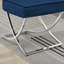 Chaise parsons rembourrée en velours capitonné Chary-216153730