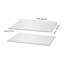 Melamine Shelves, 2 Piece, Wooden Cabinet Shelves Cut to Size for Closet System, Replacement Cabinet Shelf, Versatile Use Wardrobe Board for Closets, Cabinets, or any custom Shelving Needs