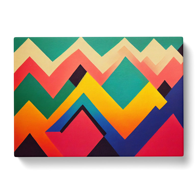 Super Modern Abstract Art - Wrapped Canvas, 50cm H x 76cm W x 3cm D