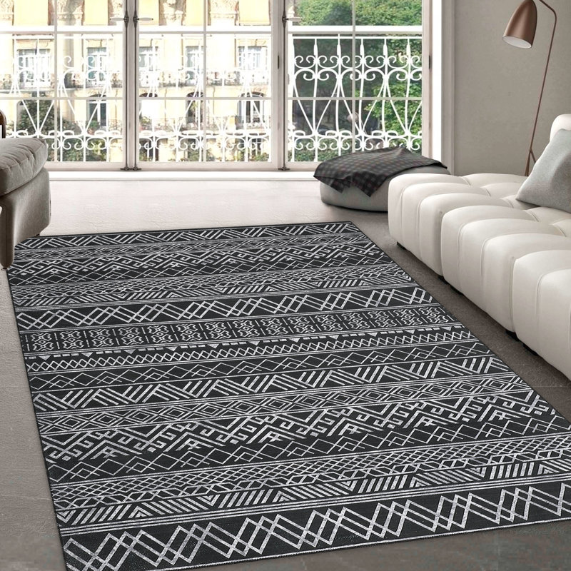 Washable Rug Non Slip Area Rugs for Living Room Bedrooms Boho Vintage Area Rugs Foldable Rugs for Playroom Office Kitchen Rugs