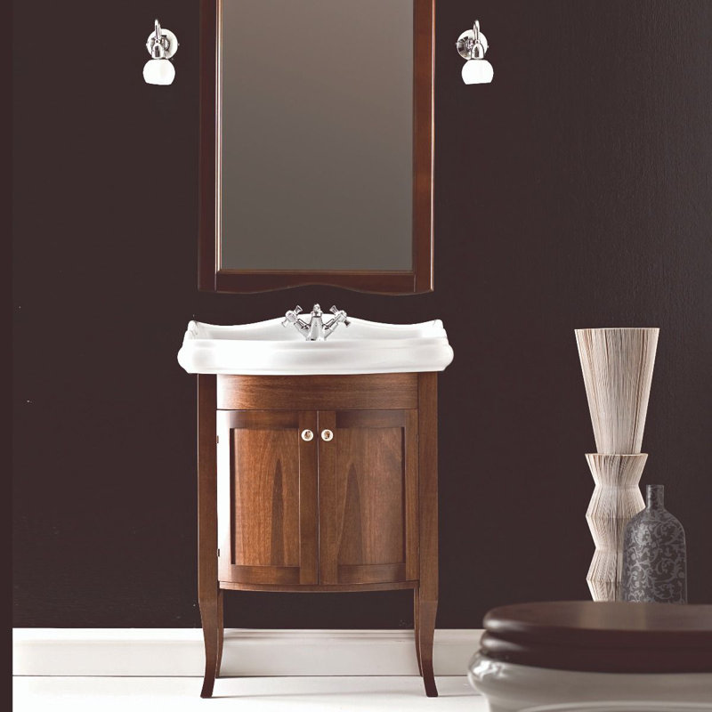 Ensemble de meuble-lavabo simple 27,2 po Kerasan, Centres de 8 po