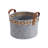 Gracie Oaks Handwoven Laundry Basket with Handles