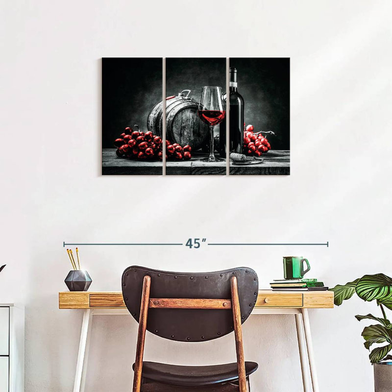 Yarlin vin et raisin rouge Pop, H 20 po x l 33 po