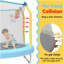 Trampoline de 55 pouces pour enfants avec trampoline intérieur et extérieur-123938694
