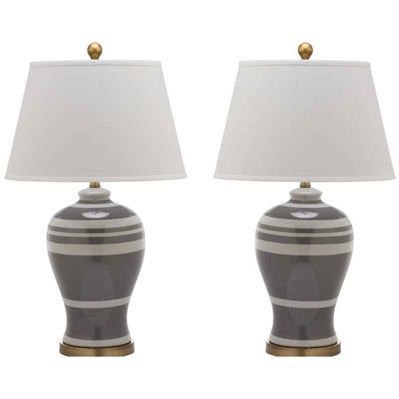 Ginger jar 29" lampe de table, Gris