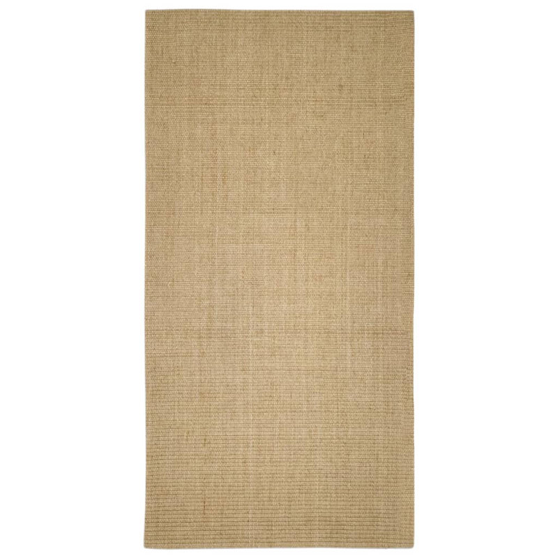 Light Brown Area Rug, Runner 100 x 200cm