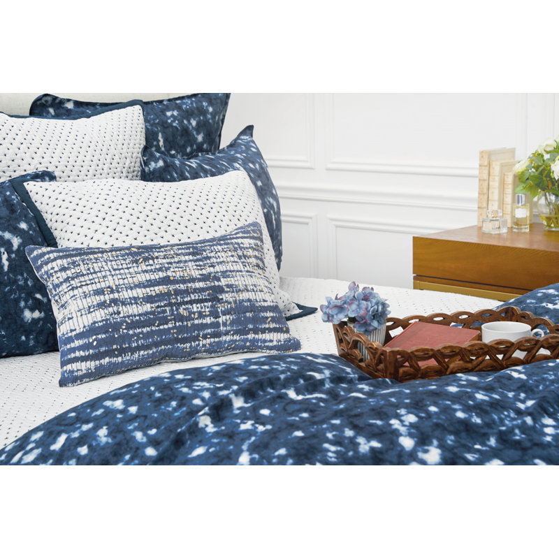 Housse de couette Shaleena, Housse de couette pour grand lit + 2 taies décora