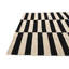Tapis noir et blanc Murtagh