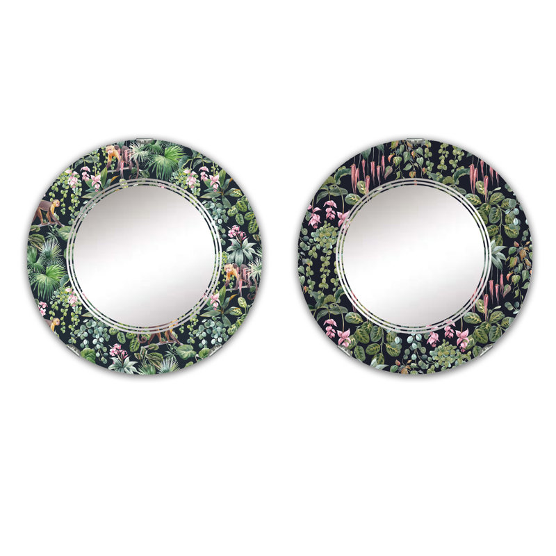 Ensemble de 2 miroirs sans cadre