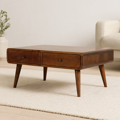 Ardhan Solid Wood Top Single Coffee Table