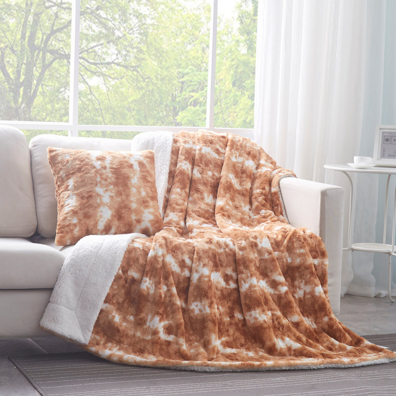 Animal Print Reversible Pillow Cover, 26" x 26"