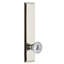 Grandeur Fifth Avenue Tall Plate Passage with Fontainebleau Crystal Door Knob-1272253967-1272065102