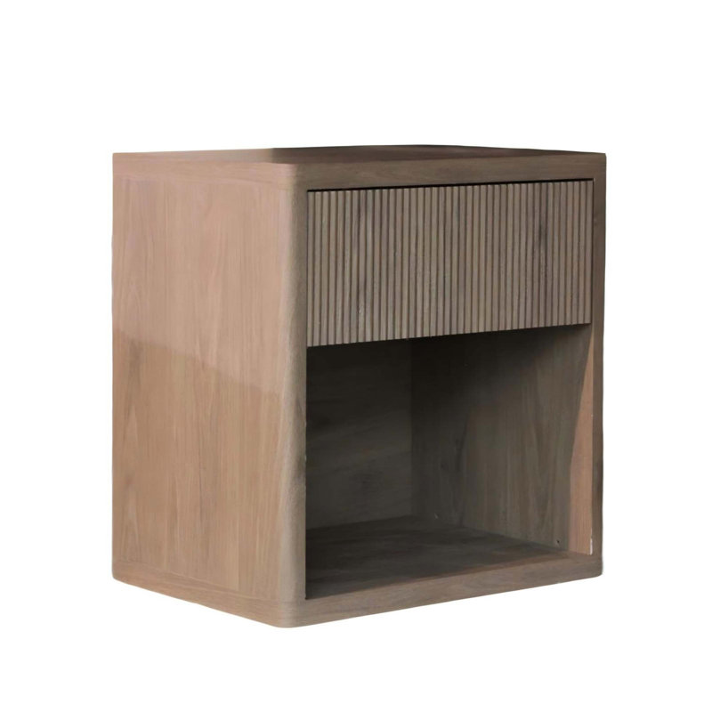 Table de chevet avec tiroir, grande table de chevet moderne Mid Century