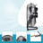18 In. 3-Speed High-Velocity Industrial Heavy Duty Metal Floor Fan In Black With Tilting Head For Outdoor/Indoor Use