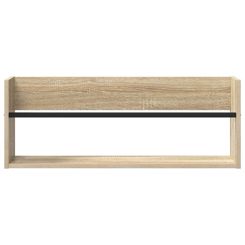 Wood Magazine Rack, Beige