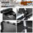 3-Tier Collapsible Service Cart, 265Lbs Foldable Utility Service Cart Portable Tool Cart With Wheels