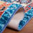 Manado Oriental Blue/Gold Area Rug-1706341149