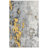 Riebe Abstract Power Loom Polypropylene Area Rug in Gray/Yellow-20794888