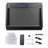 23 Inch Electric Fireplace Insert, Ultra Thin Heater With Crystal  & Realistic Flame, Remote Control With Timer, Overheating Protection,With Sidelight