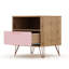 Table de chevet 20 po Rockefeller en rose (seulement)-705127778