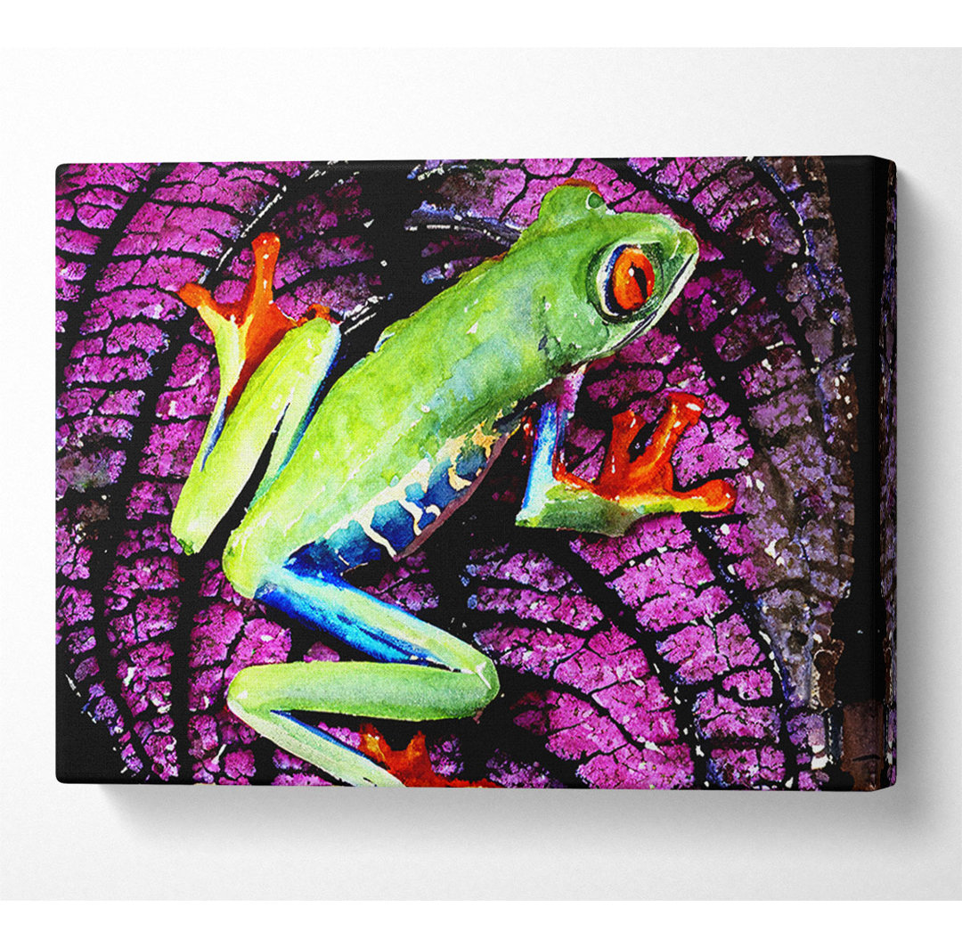 Leap Frog - Kunstdrucke auf Leinwand - Wrapped Canvas