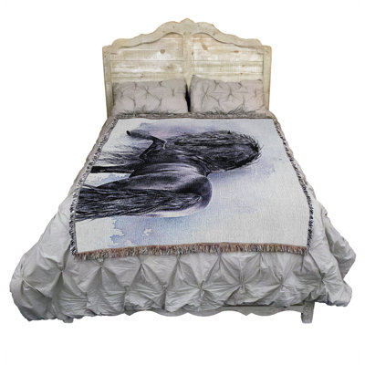 Couverture en perle noire Pure Country Weavers par Laurie Prindle