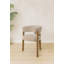 Upholstered 3-leg Wood-look Metal Frame 2pc Dining Chairs-115715344-115715345