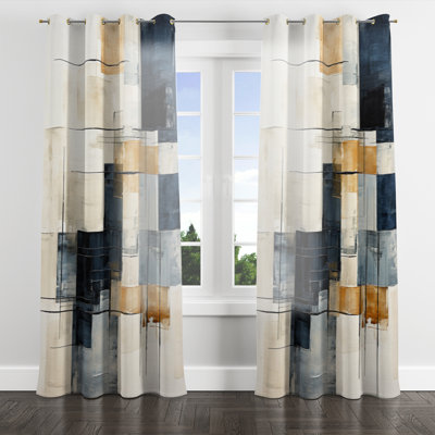 Aumbre - Modern Grommet Curtain - Velvet Room Darkening - 1 Panel
