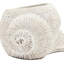 Jardinière décorative sable et ciment avec finition beige texturée 8,3 po x 7 po x 4,7 po pour la décoration intérieure