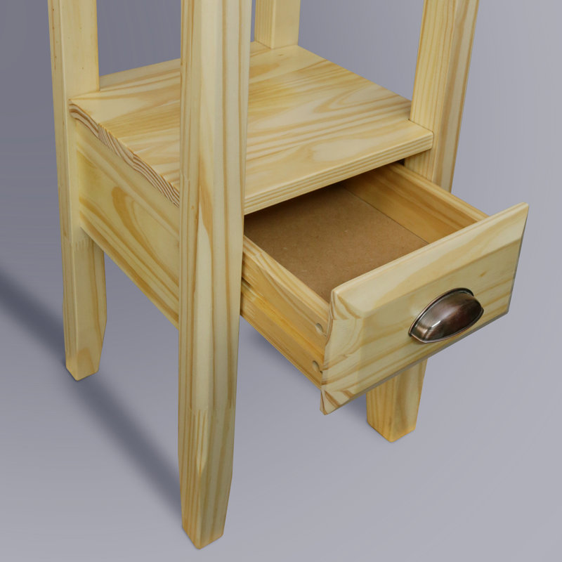 Table de bout Casual Home, Bois naturel