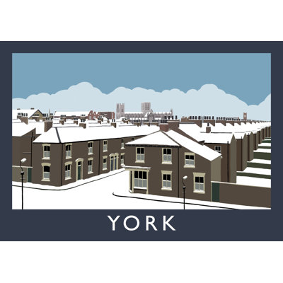 York In Snow by Richard O'Neil - Print