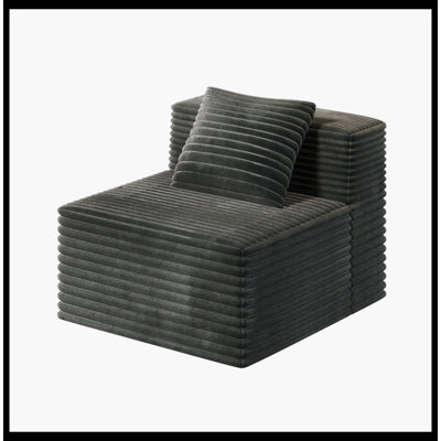 Canapé simple pour canapé modulaire modulaire, canapé haute densité en mousse viscoélastique pour canapé de chambre à coucher (canapé simple)