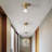 Munshi 1-Light 4.7" Crystal Flush Mount Ceiling Light-1669550096